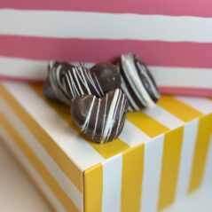 Small chocolate hearts